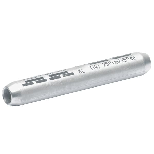 KLAUKE - Reduzier-Pressverbinder, Al, längsdicht, von 120mm² auf 95mm², blank