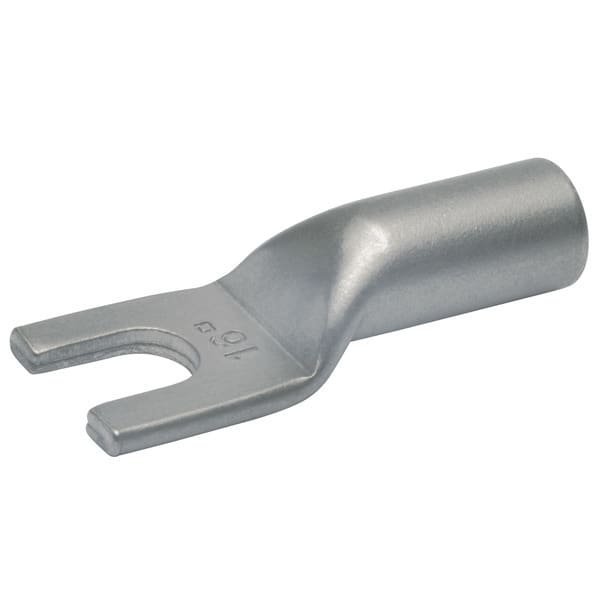 KLAUKE - Rohrkabelschuh, Gabelform, 4-6mm², M6, Nickel