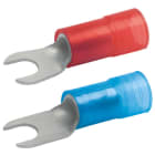 KLAUKE - Quetschkabelschuh isoliert, M5, 10mm², Gabelform