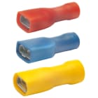 KLAUKE - Flachsteckhülse isoliert, 2,8x0,5 mm, 1,5-2,5mm², PVC vollisoliert
