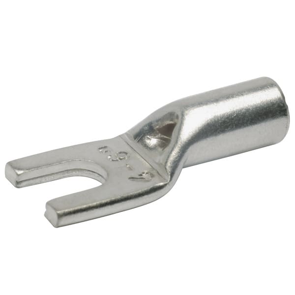 KLAUKE - Rohrkabelschuh mit Sichtloch, Gabelform, 10mm², M8, Cu verzinnt
