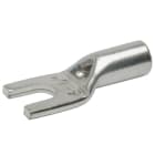 KLAUKE - Rohrkabelschuh mit Sichtloch, Gabelform, 4mm², M4, Cu verzinnt