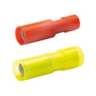 KLAUKE - Rundsteckhülse isoliert, d: 4 mm, 0,5-1mm², CuSnZn verzinnt, PA vollisoliert