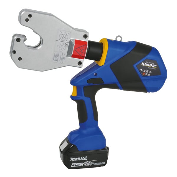 KLAUKE - Presswerkz.,Akkuhydr., Vierdorn Offen, Next Gen, 10-240Qmm, Makita Akku 4 Ah