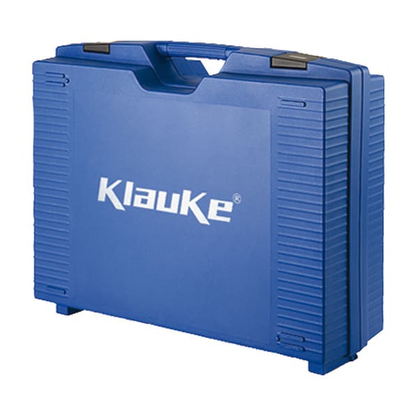 KLAUKE - Kunststoffkoffer blau mit Schaumstoffeinlage