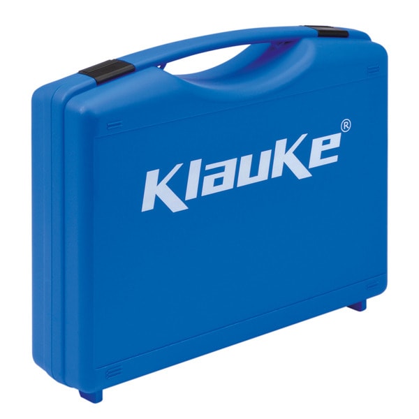KLAUKE - Kunststoffkoffer, blau, mit Logo
