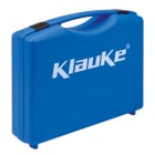 KLAUKE - Kunststoffkoffer, blau, mit Logo