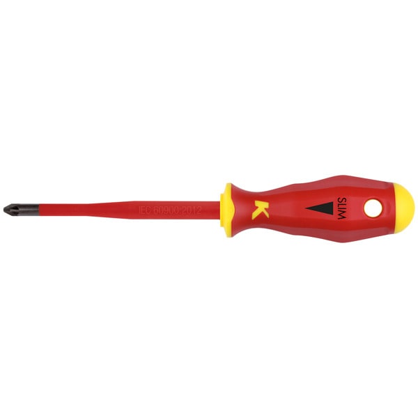 KLAUKE - Schraubendreher Plus/Minus Z2x100, VDE, Slim Line