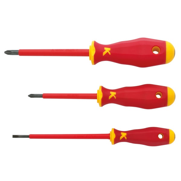 KLAUKE - VDE-Schraubendreher-Set, 3-teilig.