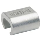 KLAUKE - Mehrbereichs-C-Klemme,Durchg.35mm²rm, 50mm²re, Abzw. 4-25mm²rm, 4-25mm²re,blank