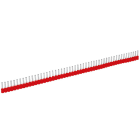 KLAUKE - Isolierte Aderendhülsen, Streifenform, 1,5mm², Schwarz, Länge 8mm, Cu, verzinnt