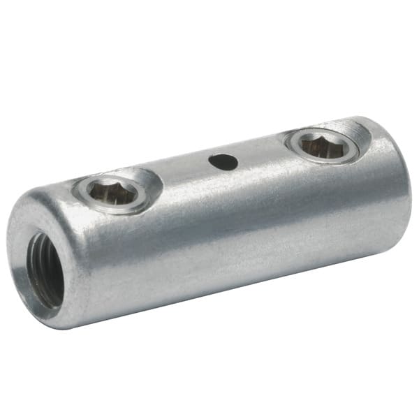 KLAUKE - Schraubverbinder für Cu-Schirmdrähte, 6-25mm² rm, 6-35mm² re, M8x1