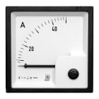 ISKRA - Amperemeter 96x96mm,  90'', f.Wandler: x/5A, 100% Überl.