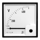 ISKRA - Voltmeter 96x96mm, dreheisen, 0-500V
