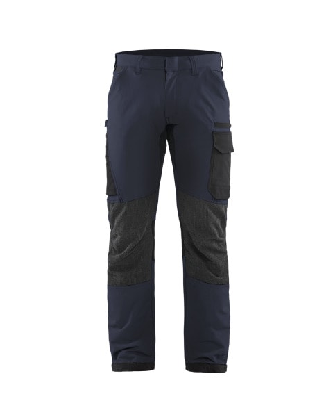 BLAKLAEDER - Service Arbeitshose 4-Wege-Stretch Dunkel Marineblau/Schwarz C44