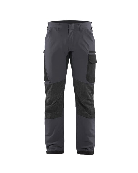 BLAKLAEDER - Service Arbeitshose 4-Wege-Stretch Mittelgrau/Schwarz D88