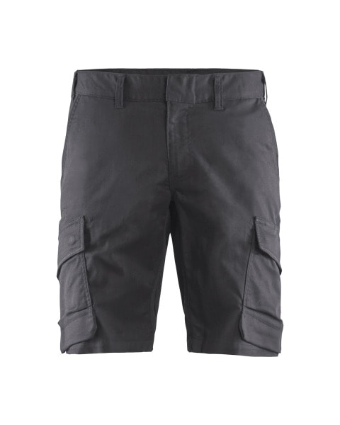 BLAKLAEDER - Industrie Shorts Stretch Mittelgrau/Schwarz C52