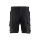 BLAKLAEDER - Industrie Shorts Stretch Schwarz/Gelb C50