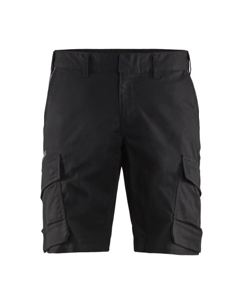BLAKLAEDER - Industrie Shorts Stretch Schwarz/Dunkelgrau C54