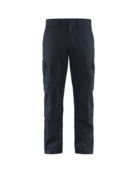 BLAKLAEDER - Industrie Arbeitshose Stretch mit Kniepolstertaschen Dunkel Marineblau/Schwarz D136