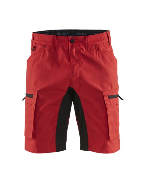 BLAKLAEDER - Service Shorts Stretch Rot/Schwarz C48