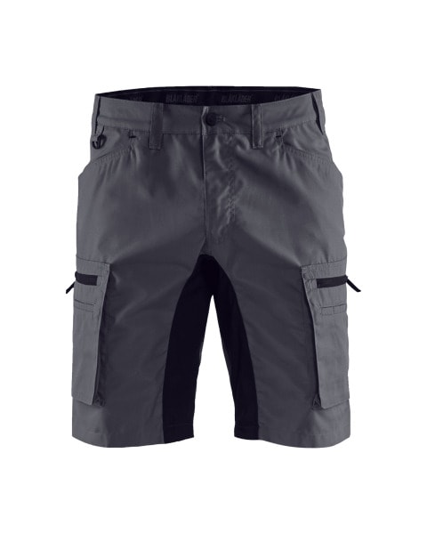 BLAKLAEDER - Service Shorts Stretch Mittelgrau/Schwarz C52