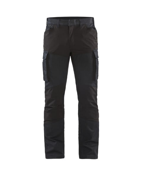 BLAKLAEDER - Service Arbeitshose Denim Stretch Marineblau/Schwarz D88