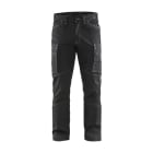 BLAKLAEDER - Service Arbeitshose Denim mit Stretch Schwarz C46