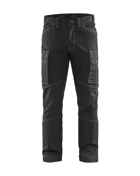 BLAKLAEDER - Service Arbeitshose Denim mit Stretch Schwarz D104