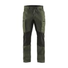 BLAKLAEDER - Service Arbeitshose Stretch Armygrün/Schwarz D96