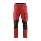 BLAKLAEDER - Service Arbeitshose Stretch Rot/Schwarz C50