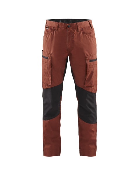 BLAKLAEDER - Service Arbeitshose Stretch Rostrot/Schwarz D84