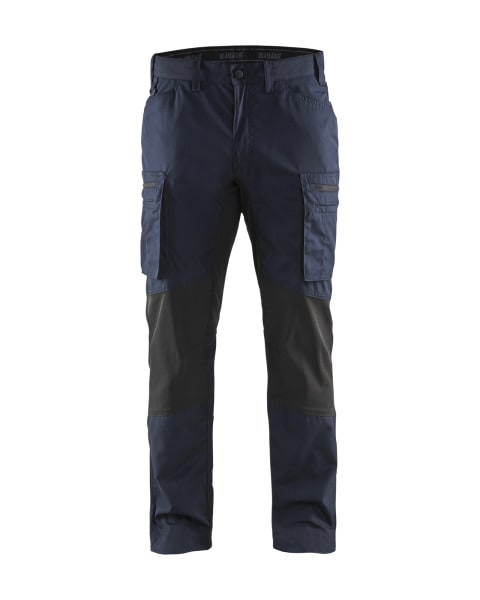 BLAKLAEDER - Service Arbeitshose Stretch Dunkel Marineblau/Schwarz C52