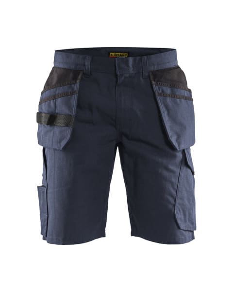 BLAKLAEDER - Service Shorts mit Nageltaschen Dunkel Marineblau/Schwarz C44