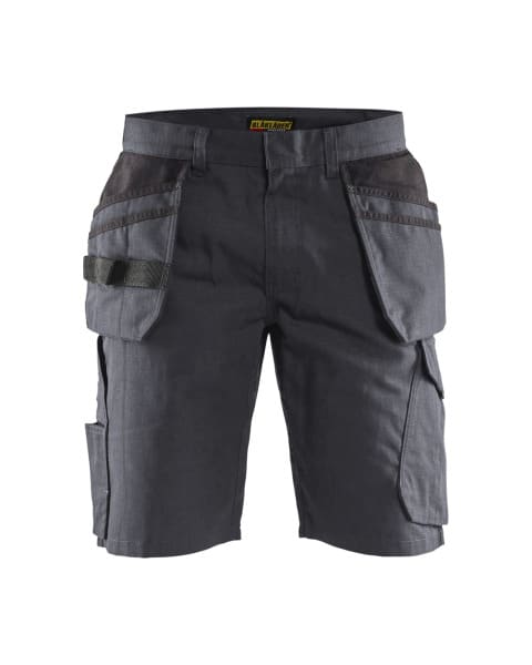 BLAKLAEDER - Service Shorts mit Nageltaschen Mittelgrau/Schwarz C58