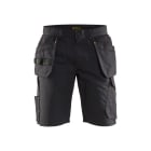 BLAKLAEDER - Service Shorts mit Nageltaschen Schwarz/Gelb C58