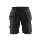 BLAKLAEDER - Service Shorts mit Nageltaschen Schwarz/Dunkelgrau C60
