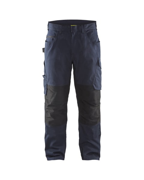 BLAKLAEDER - Service Arbeitshose mit Stretch Dunkel Marineblau/Schwarz D100