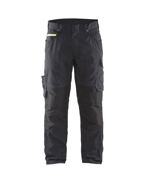 BLAKLAEDER - Service Arbeitshose mit Stretch Schwarz/Gelb C148
