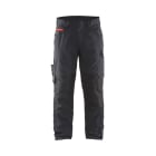 BLAKLAEDER - Service Arbeitshose mit Stretch Schwarz/Rot C54