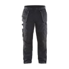 BLAKLAEDER - Service Arbeitshose mit Stretch und Nageltaschen Schwarz/Gelb D112