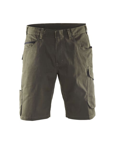 BLAKLAEDER - Service Shorts Dunkel Olivgrün/Schwarz C62