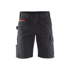 BLAKLAEDER - Service Shorts Schwarz/Rot C56