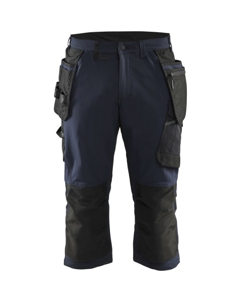 BLAKLAEDER - Handwerker Piratenhose 4-Wege-Stretch Dunkel Marineblau/Schwarz C58