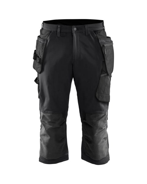 BLAKLAEDER - Handwerker Piratenhose 4-Wege-Stretch Schwarz/Dunkelgrau C54