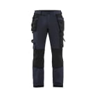 BLAKLAEDER - Handwerker Arbeitshose 4-Wege-Stretch Dunkel Marineblau/Schwarz D92