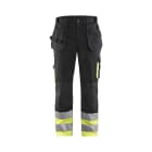 BLAKLAEDER - High Vis Arbeitshose Schwarz/Gelb C58