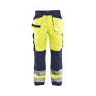 BLAKLAEDER - High Vis Arbeitshose High Vis Gelb/Marineblau C56