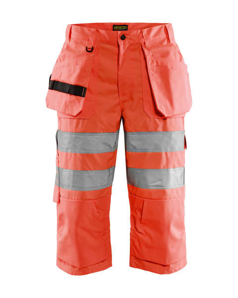 BLAKLAEDER - High vis Piratenhose Klasse 2 High Vis Rot C56