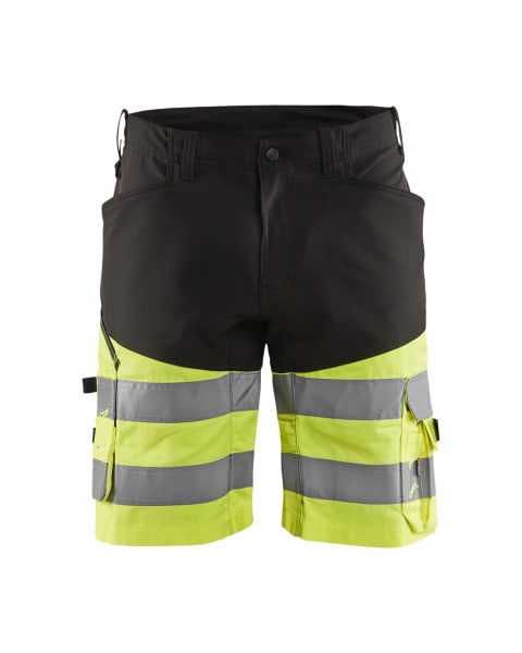 BLAKLAEDER - High Vis Shorts mit Stretch Schwarz/Gelb C62